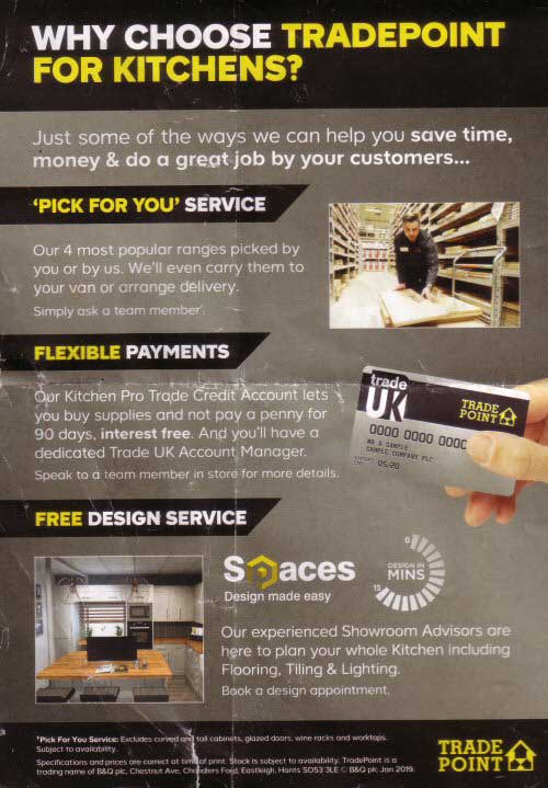 Chestertourist.com - B and Q Sealand Road Chester Leaflet Page Four